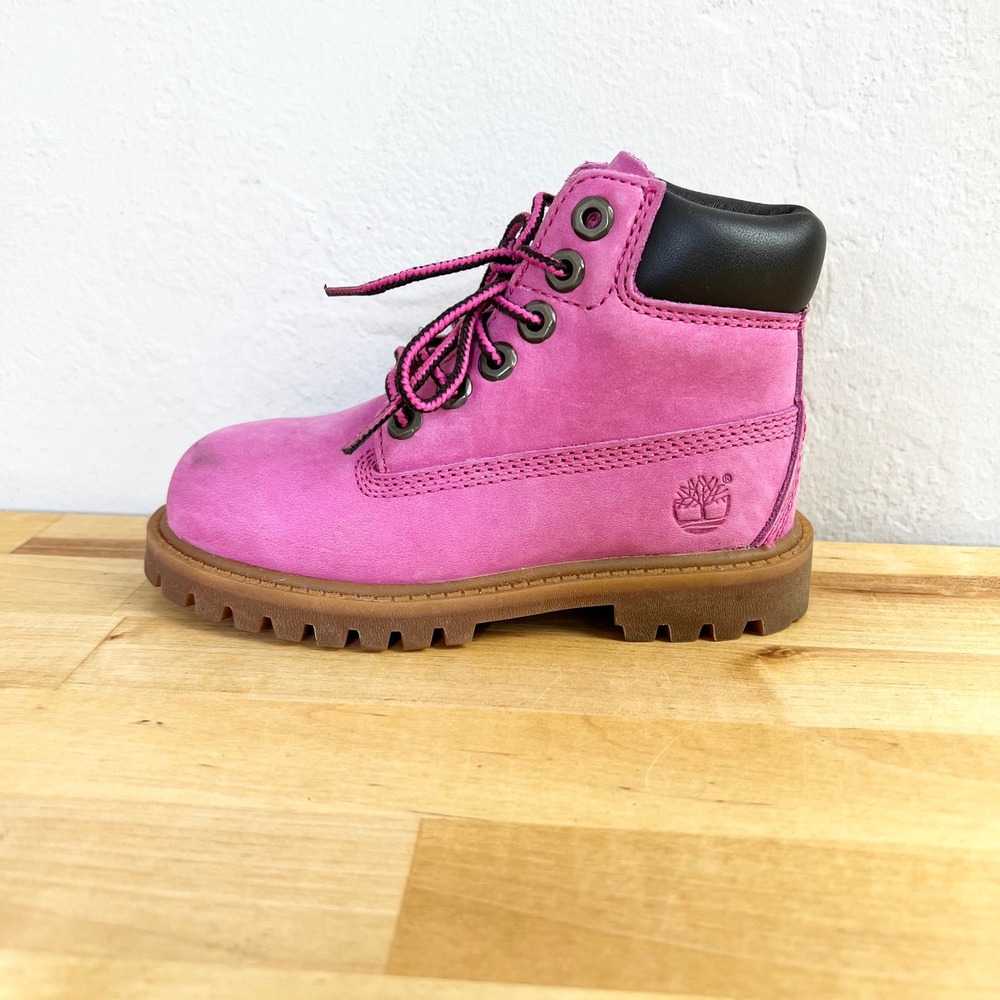 Timberland Pink Susan G Komen Waterproof High Top Boots Kids Toddler US 9